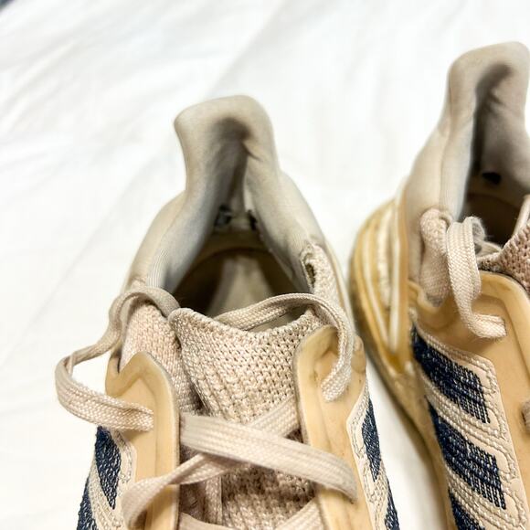 Adidas UltraBoost 20 SB Parley Running Shoes Tan Navy Women’s Size 8 Worn - Picture 7 of 8